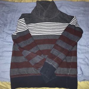 Marc Ecko striped shawl collar sweater